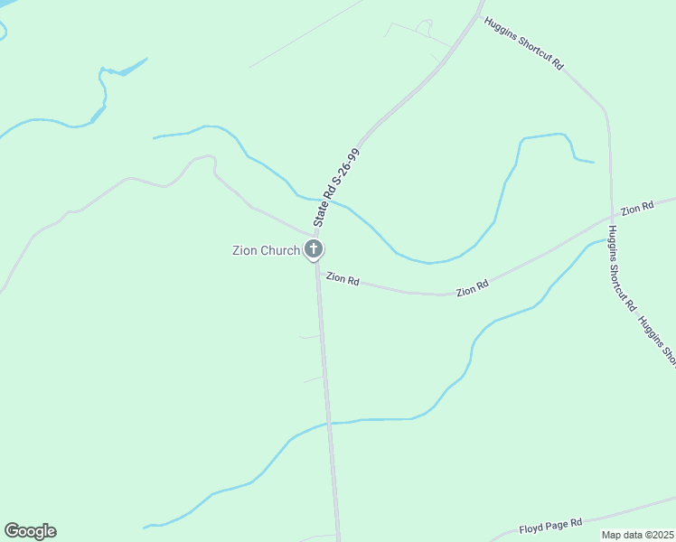 map of restaurants, bars, coffee shops, grocery stores, and more near 1360 Zion Road in Galivants Ferry