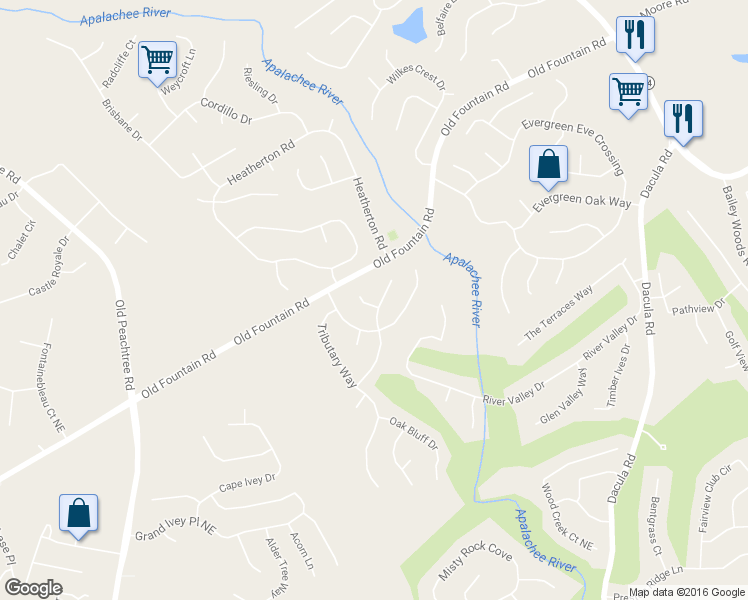 map of restaurants, bars, coffee shops, grocery stores, and more near 1003 Kiwi Lane in Dacula