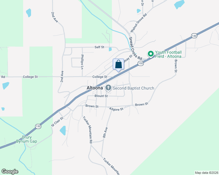 map of restaurants, bars, coffee shops, grocery stores, and more near 2981 Etowah Street in Altoona
