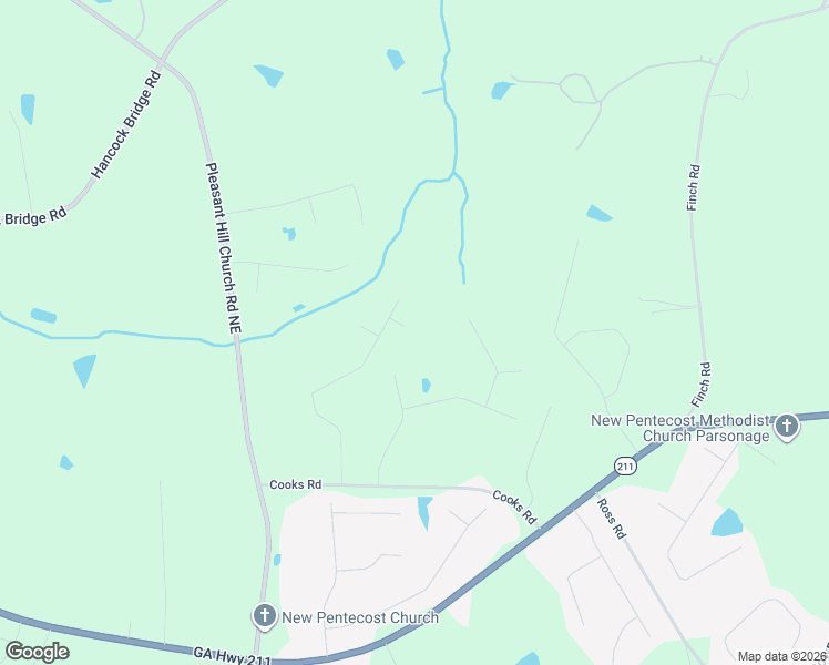 map of restaurants, bars, coffee shops, grocery stores, and more near 1494 Shoal Creek Court in Winder