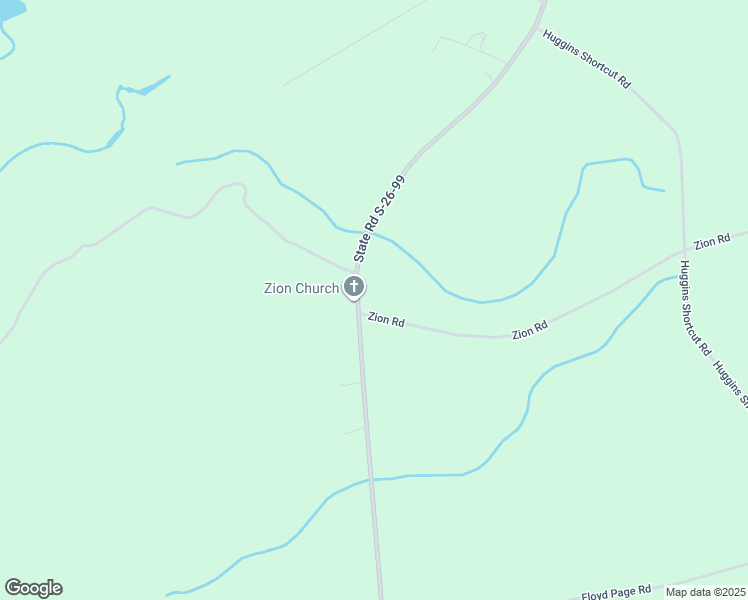 map of restaurants, bars, coffee shops, grocery stores, and more near 1360 Zion Road in Galivants Ferry