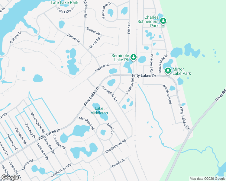 map of restaurants, bars, coffee shops, grocery stores, and more near 1039 Springdale Rd in Southport