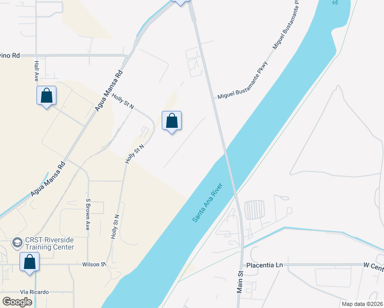 map of restaurants, bars, coffee shops, grocery stores, and more near 3996 South Riverside Avenue in Colton