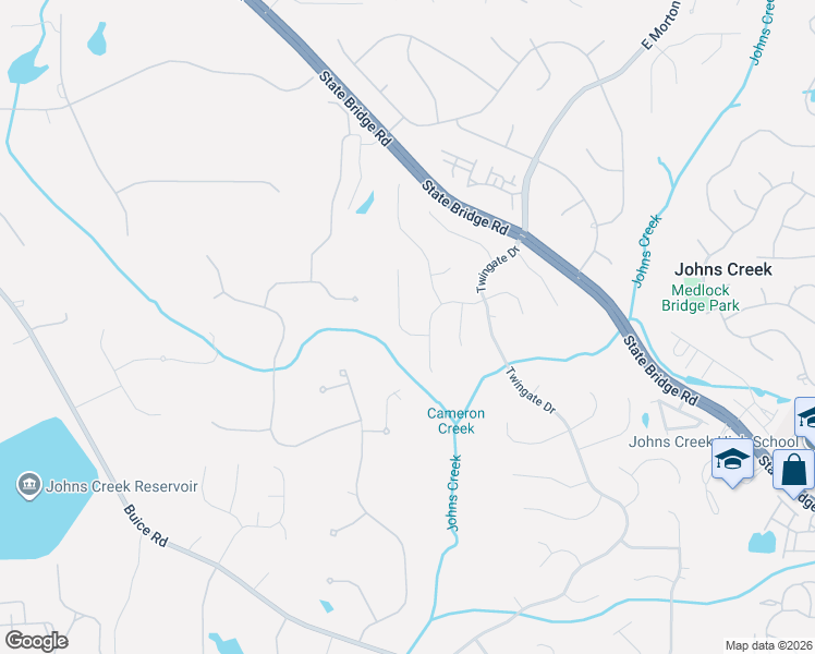 map of restaurants, bars, coffee shops, grocery stores, and more near 715 Apsley Way in Alpharetta