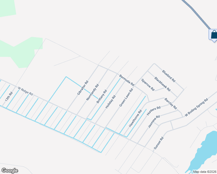 map of restaurants, bars, coffee shops, grocery stores, and more near Brittany Road in Boiling Spring Lakes
