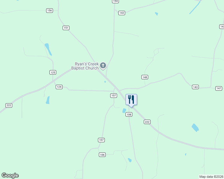 map of restaurants, bars, coffee shops, grocery stores, and more near 24942 County Road 222 in Bremen