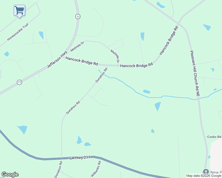 map of restaurants, bars, coffee shops, grocery stores, and more near 612 Summerfield Court in Winder