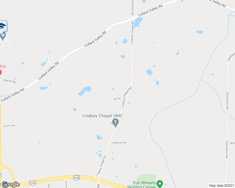 map of restaurants, bars, coffee shops, grocery stores, and more near 377 Lindsey Chapel Road in Cedartown