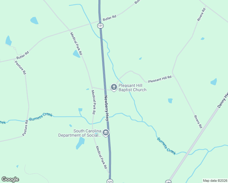 map of restaurants, bars, coffee shops, grocery stores, and more near 130 Pleasant Hill Road in Saluda