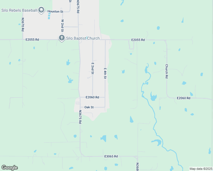 map of restaurants, bars, coffee shops, grocery stores, and more near 383 East 4th Street in Durant