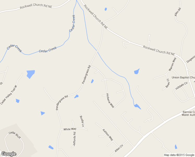 map of restaurants, bars, coffee shops, grocery stores, and more near 645 Cnee Court in Winder