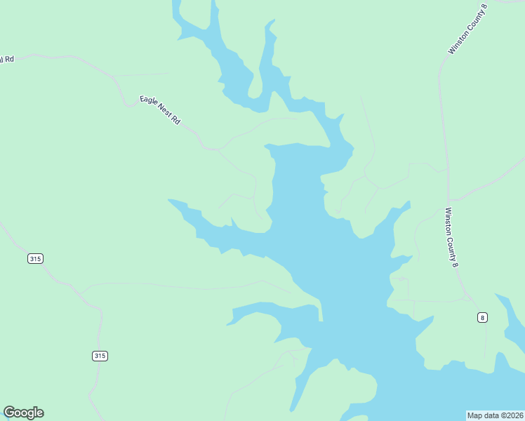 map of restaurants, bars, coffee shops, grocery stores, and more near 241 Eagles Point Road in Double Springs