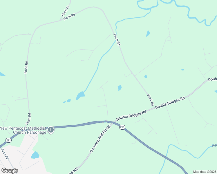 map of restaurants, bars, coffee shops, grocery stores, and more near 213 Rainbow Lane in Winder
