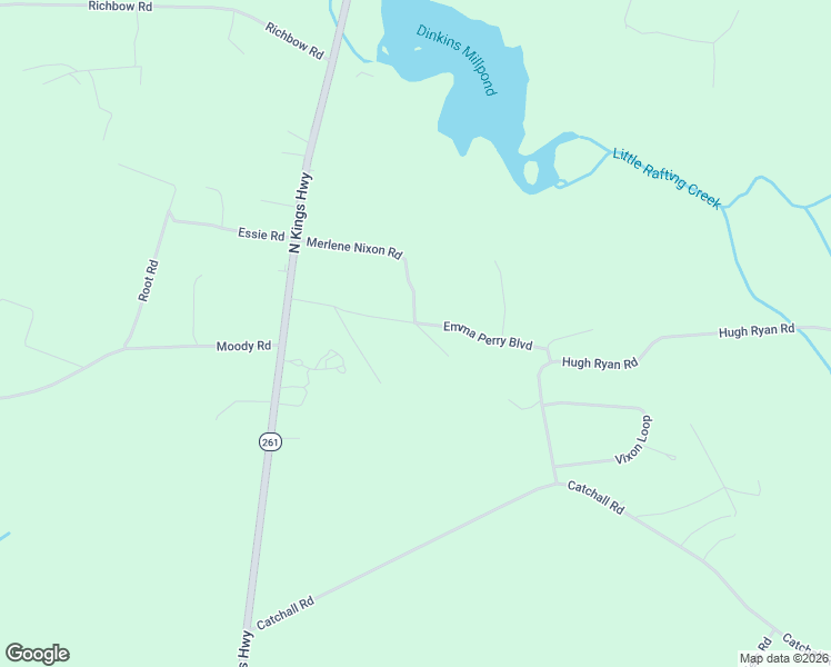 map of restaurants, bars, coffee shops, grocery stores, and more near 3205 Merlene Nixon Road in Rembert