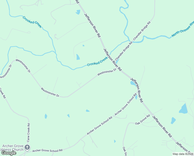 map of restaurants, bars, coffee shops, grocery stores, and more near 201 Westminster Drive in Athens