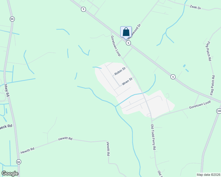 map of restaurants, bars, coffee shops, grocery stores, and more near 648 Wren Street in Loris