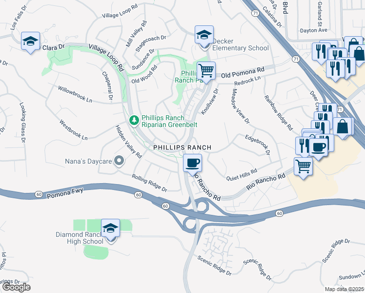 Phillips Ranch Rd & Village Loop Rd, Pomona CA Walk Score