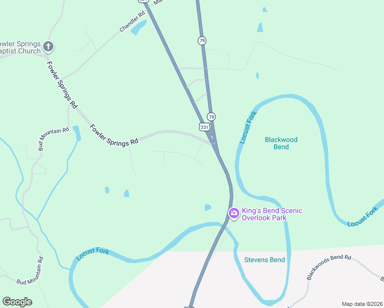 map of restaurants, bars, coffee shops, grocery stores, and more near 78 Apple Mountain Road in Blountsville