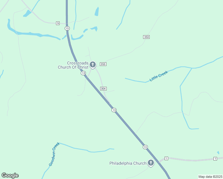 map of restaurants, bars, coffee shops, grocery stores, and more near 90 County Road 304 in Lynn
