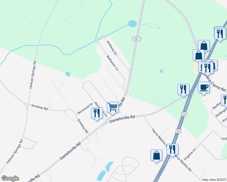 map of restaurants, bars, coffee shops, grocery stores, and more near 140 Norwood Road in Hull