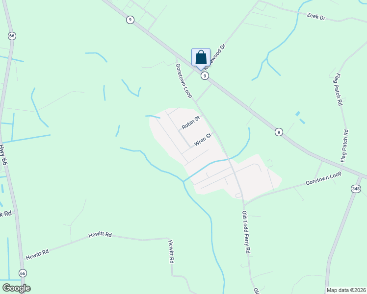 map of restaurants, bars, coffee shops, grocery stores, and more near 648 Wren Street in Loris