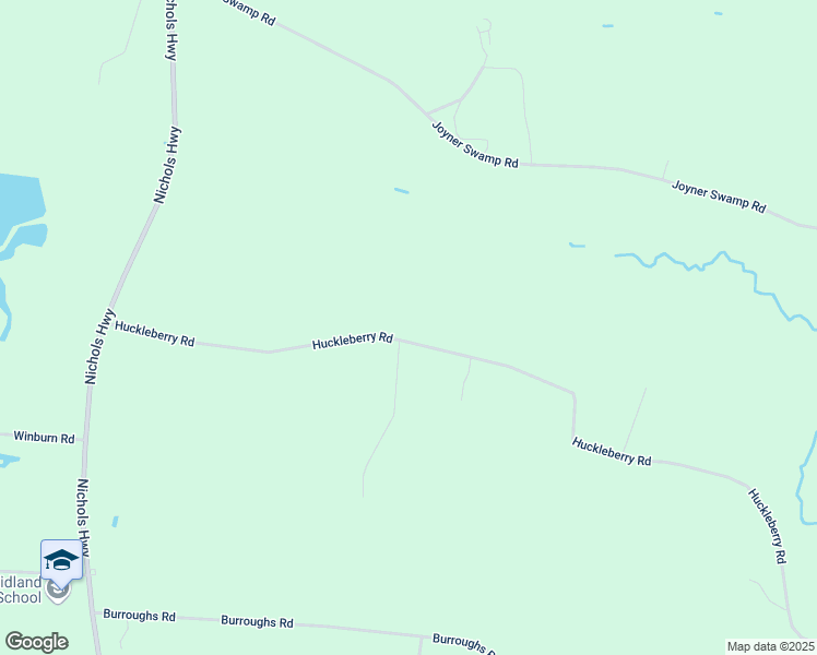 map of restaurants, bars, coffee shops, grocery stores, and more near 3256 Huckleberry Road in Galivants Ferry