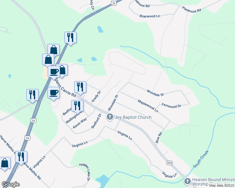 map of restaurants, bars, coffee shops, grocery stores, and more near 124 Woodale Street in Hull