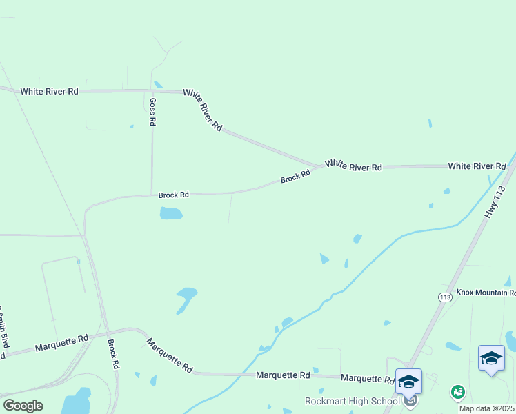 map of restaurants, bars, coffee shops, grocery stores, and more near 1028 Brock Road in Rockmart