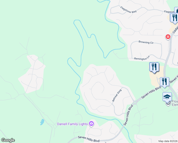 map of restaurants, bars, coffee shops, grocery stores, and more near 97 Social Cove in Dallas