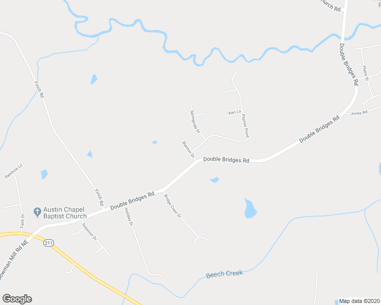 map of restaurants, bars, coffee shops, grocery stores, and more near 1264 Paynes Point in Winder