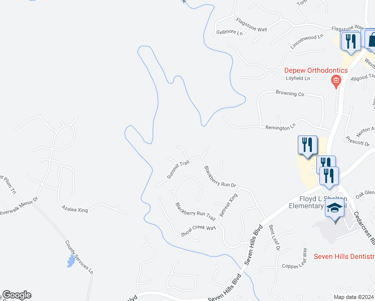 map of restaurants, bars, coffee shops, grocery stores, and more near 52 Social Cove in Dallas
