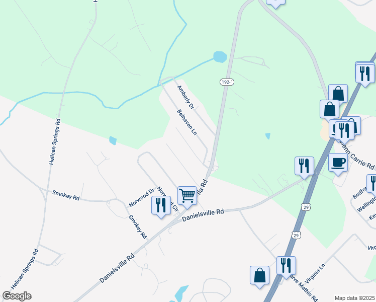 map of restaurants, bars, coffee shops, grocery stores, and more near 141 Creekwood Drive in Hull