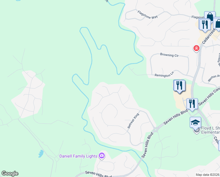 map of restaurants, bars, coffee shops, grocery stores, and more near 52 Social Cove in Dallas