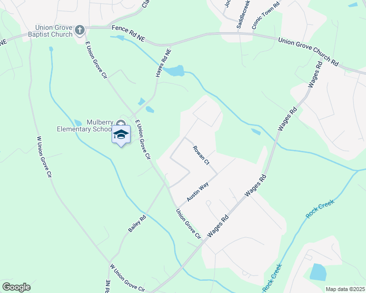 map of restaurants, bars, coffee shops, grocery stores, and more near 2092 Blackberry Lane Northeast in Auburn