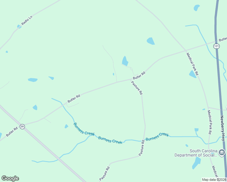 map of restaurants, bars, coffee shops, grocery stores, and more near 450 Butler Road in Saluda