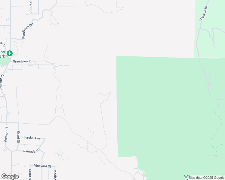 map of restaurants, bars, coffee shops, grocery stores, and more near Avenue E in Yucaipa