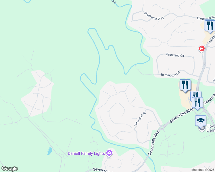 map of restaurants, bars, coffee shops, grocery stores, and more near 97 Social Cove in Dallas