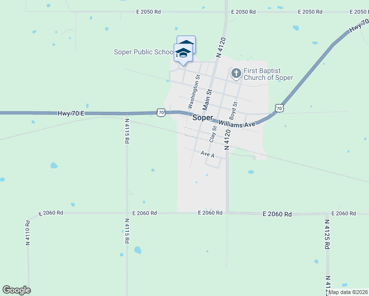 map of restaurants, bars, coffee shops, grocery stores, and more near 301 Avenue A in Soper