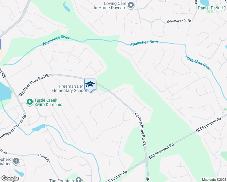 map of restaurants, bars, coffee shops, grocery stores, and more near 1545 La Maison Drive in Lawrenceville