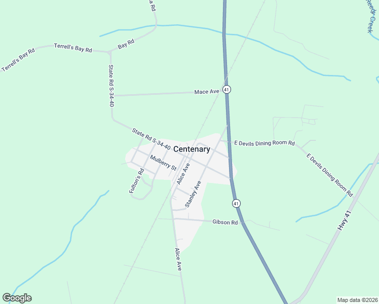 map of restaurants, bars, coffee shops, grocery stores, and more near in Centenary