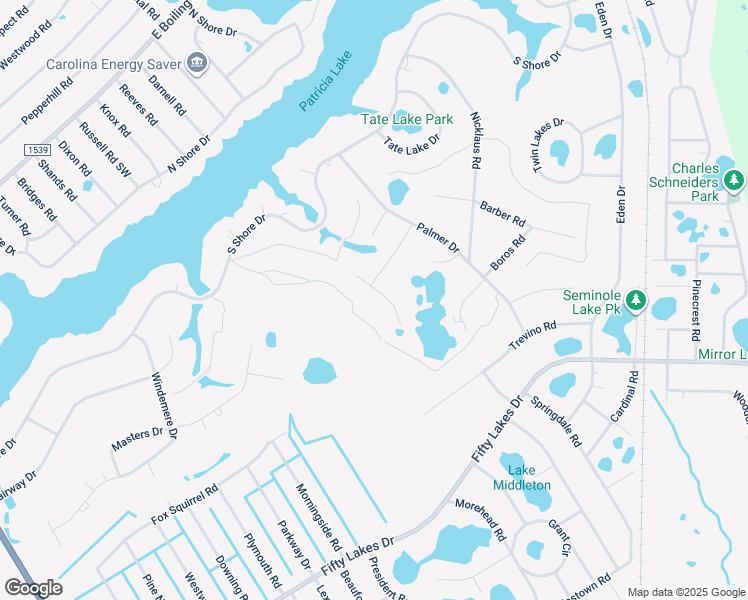 map of restaurants, bars, coffee shops, grocery stores, and more near 7 Casper Road in Southport