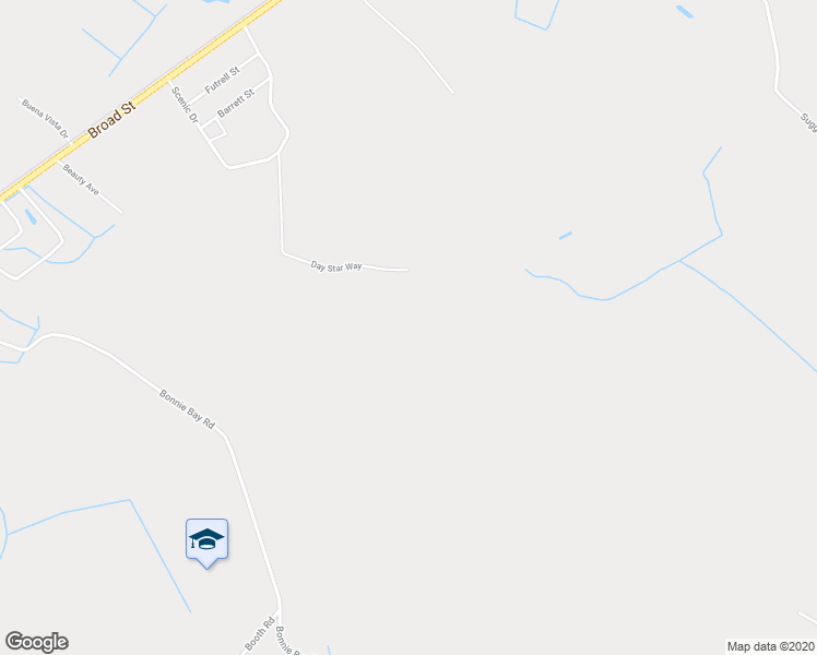 map of restaurants, bars, coffee shops, grocery stores, and more near 1044 Day Star Way in Loris