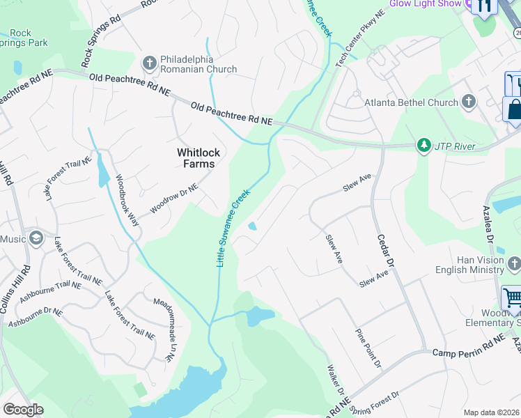 map of restaurants, bars, coffee shops, grocery stores, and more near 700 Courageous Court in Lawrenceville