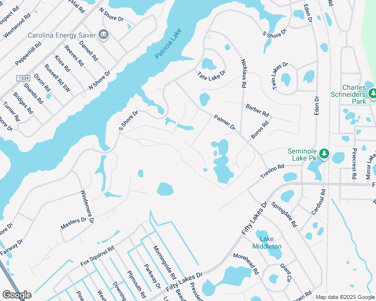 map of restaurants, bars, coffee shops, grocery stores, and more near 9 Casper Road in Southport