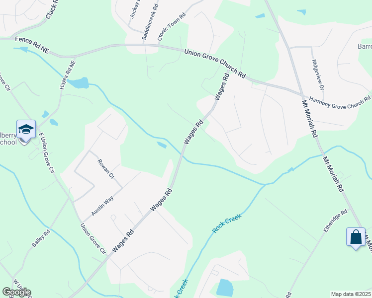 map of restaurants, bars, coffee shops, grocery stores, and more near 328 Wages Road in Auburn