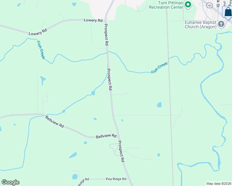 map of restaurants, bars, coffee shops, grocery stores, and more near 984 Prospect Road in Rockmart