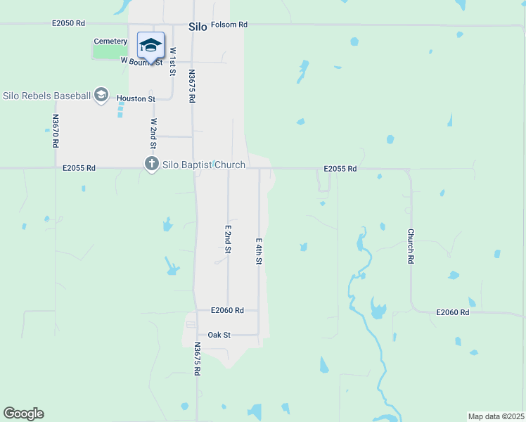 map of restaurants, bars, coffee shops, grocery stores, and more near 151 East 4th Street in Durant