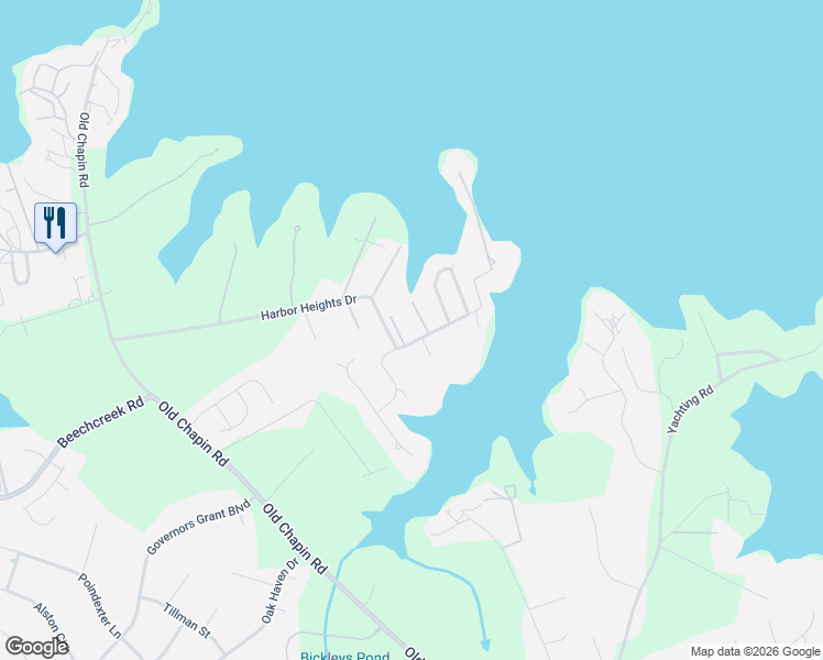 map of restaurants, bars, coffee shops, grocery stores, and more near 14 C Harbor Heights Drive in Lexington