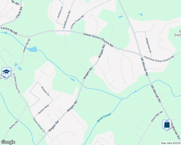 map of restaurants, bars, coffee shops, grocery stores, and more near 441 Wages Road in Auburn