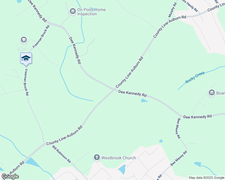 map of restaurants, bars, coffee shops, grocery stores, and more near 867 Dee Kennedy Road in Winder